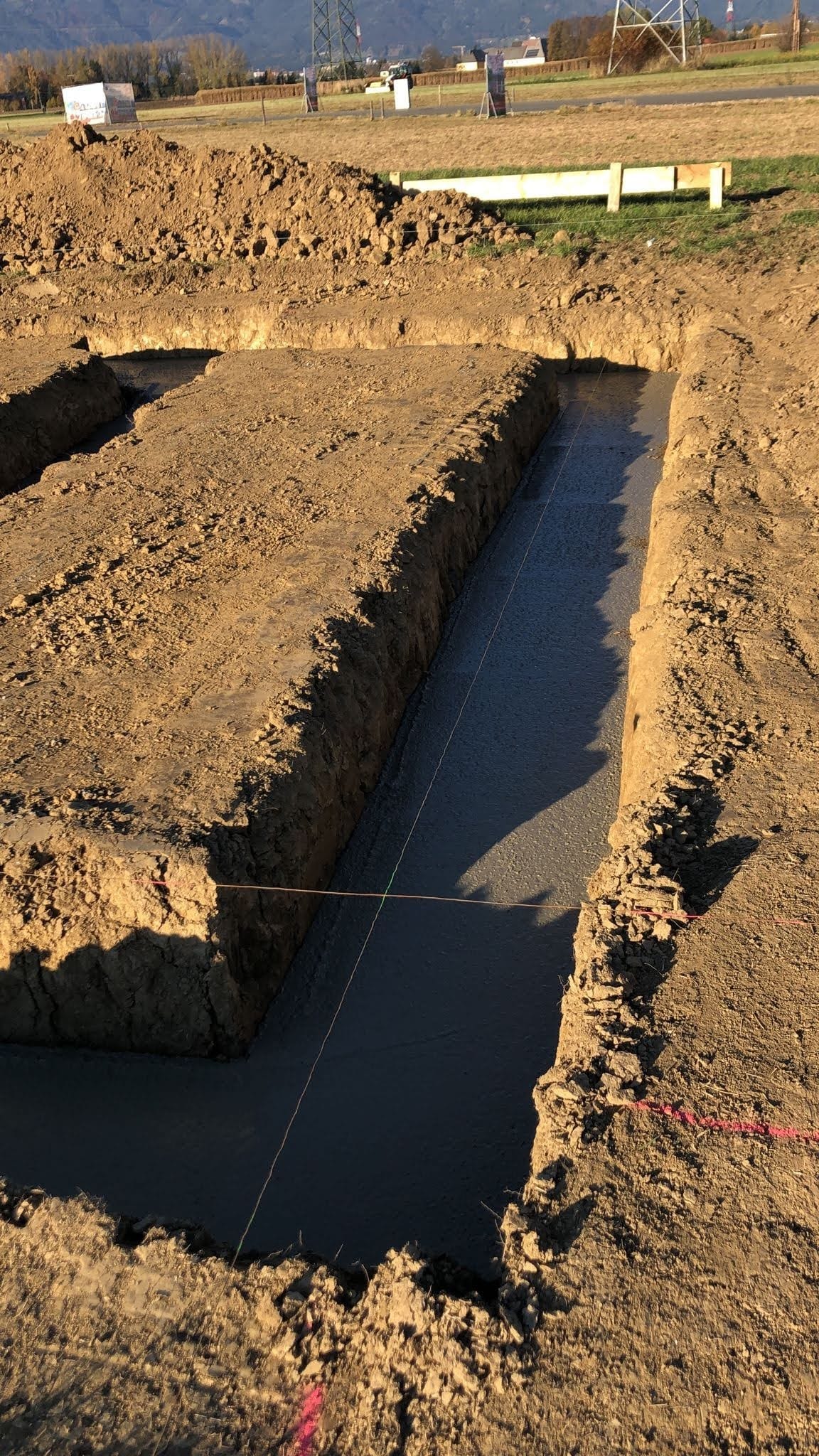 Beton-Fundament-Projekt 1