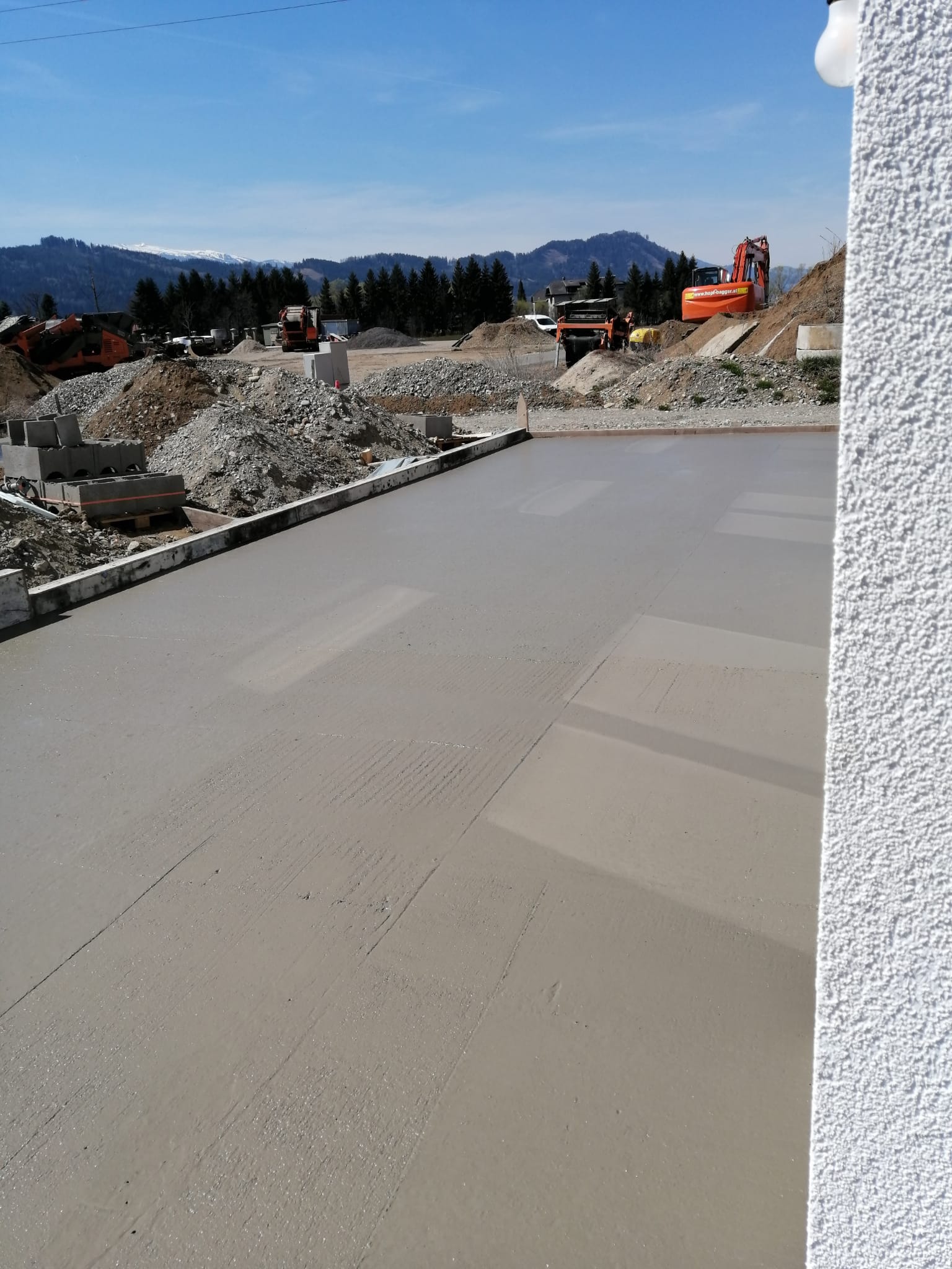 Beton und Fundamentarbeiten